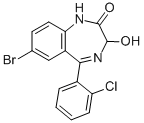 结构式 CAS# 70030-11-4, 3-羟基芬纳西泮