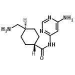 CAS#: 700343-20-0， 4-(aminomethyl)-N-(6-aminopyrimidin-4-yl)cyclohexane-1-carboxamide
