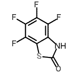 CAS#: 70061-34-6， 4,5,6,7-Tetrafluoro-1,3-benzothiazol-2(3H)-one