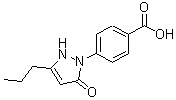 CAS#: 700849-61-2， 4-(5-Oxo-3-propyl-2,5-dihydro-1H-pyrazol-1-yl)benzoic acid