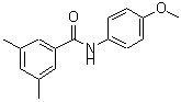 CAS#: 701220-53-3， N-(4-Methoxyphenyl)-3,5-dimethylbenzamide