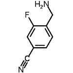 CAS 登录号：701264-00-8， 4-(氨基甲基)-3-氟苯甲腈