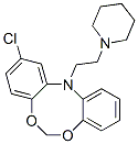 CAS#: 70133-84-5， 2-Chloro-12-(2-Piperidinoethyl)Dibenzo(d,g)-1,3,6-Dioxazocine