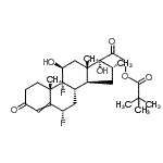 CAS#: 70141-41-2， (6alpha,11beta,16alpha)-6,9-Difluoro-11,17-dihydroxy-16-methyl-3,20-dioxopregn-4-en-21-yl pivalate