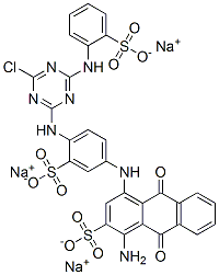 CAS#: 70161-13-6， Trisodium 1-Amino-4-[[4-[[4-Chloro-6-[(2-Sulphonatophenyl)Amino]-1,3,5-Triazin-2-Yl]Amino]-3-Sulphonatophenyl]Amino]-9,10-Dihydro-9,10-Dioxoanthracene-2-Sulphonate