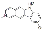 CAS#: 70173-20-5， 9-Methoxy-2,5,11-trimethyl-6H-pyrido[4,3-b]carbazol-2-ium iodide