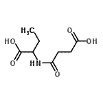 CAS#: 701909-51-5， 4-[(1-Carboxypropyl)amino]-4-oxobutanoic acid