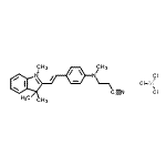 CAS#: 70236-45-2， 2-[(E)-2-{4-[(2-Cyanoethyl)(methyl)amino]phenyl}vinyl]-1,3,3-trimethyl-3H-indolium trichlorozincate(1-)