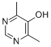structure of CAS# 70345-38-9, 4,6-Dimethyl-5-Pyrimidinol;5-Pyrimidinol, 4,6-Dimethyl- (6CI,9CI);5-Pyrimidinol, 4,6-Dimethyl;4,6-Dimethyl-5-Pyrimidinol