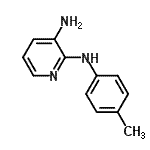 structure of CAS# 70358-38-2, N<sup>2</sup>-(4-Methylphenyl)-2,3-pyridinediamine;(3-amino(2-pyridyl))(4-methylphenyl)amine;2-N-(4-methylphenyl)pyridine-2,3-diamine;MFCD11101070