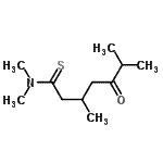 CAS#: 70367-60-1， N,N,3,6-Tetramethyl-5-oxoheptanethioamide