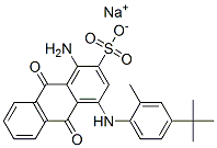 CAS#: 70416-82-9， Sodium 1-Amino-9,10-Dihydro-4-[[4-(1,1-Dimethylethyl)-2-Methylphenyl]Amino]-9,10-Dioxoanthracene-2-Sulphonate