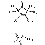 CAS#: 70429-36-6， 3-lambda<sup>1</sup>-oxidanyl-1,2,2,4,4,5-hexamethyl-imidazol-1-ium methyl sulfate
