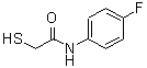 结构式 CAS# 70453-50-8, N-(4-氟苯基)-2-巯基乙酰胺