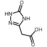CAS#: 70486-43-0， (5-Oxo-2,5-dihydro-1H-1,2,4-triazol-3-yl)acetic acid