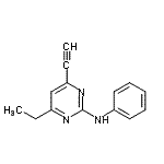 CAS#: 704890-07-3， 4-Ethyl-6-ethynyl-N-phenyl-2-pyrimidinamine