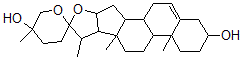 CAS#: 7050-41-1， (25S)-Spirost-5-Ene-3beta,25-Diol