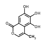 CAS#: 70500-73-1， 5,6,7-Trihydroxy-4-methyl-1H-isochromen-1-one