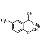 CAS#: 705288-17-1， Hydroxy(2-methoxy-5-methylphenyl)acetonitrile