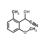 CAS#: 705288-18-2， Hydroxy(2-methoxy-6-methylphenyl)acetonitrile