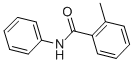 structure of CAS# 7055-03-0, 2-Methylbenzanilide;2-Methyl-N-Phenyl-Benzamide;Smr000109598;Zinc00142909