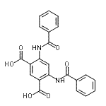 structure of CAS# 70553-45-6, 4,6-Bis(benzoylamino)isophthalic acid;[70553-45-6];4,6-Bis(benzoylamino)-1,3-benzenedicarboxylic acid;4,6-BIS(BENZOYLAMINO)-1,3-BENZENEDICARBOXYLICACID