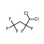 structure of CAS# 70566-51-7, 4,4-Dichloro-1,1,1,3,3-pentafluorobutane;4,4-Dichloro-1,1,1,3,3-pentafluorobutane 95+%;4,4-Dichloro-2H,2H,4H-perfluorobutane;MFCD07784190