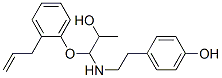 CAS 登录号:70580-01-7, 4-羟基苯乙基氨基-3-(2-烯丙基)苯氧基丙-2-醇