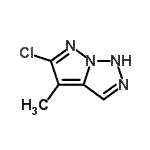 CAS#: 705927-53-3， 5-Chloro-4-methyl-1H-pyrazolo[1,5-c][1,2,3]triazole