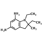 CAS#: 705928-06-9， 1,2-Diethyl-2-methyl-5,7-indolinediamine