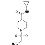 CAS#: 705959-57-5， N-Cyclopropyl-1-(ethylsulfonyl)-4-piperidinecarboxamide