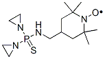 CAS#: 70616-92-1， 4-(((Bis(1-aziridinyl)phosphinothioyl)amino)methyl)-2,2,6,6-tetramethyl-1-piperidinyloxy