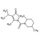 CAS#: 706805-03-0， 2-[(2,5-Dimethyl-1-piperidinyl)carbonyl]-4-isopropyl-3-methyl-1,2-oxazol-5(2H)-one
