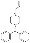 CAS#: 70713-45-0， 1-(Diphenylmethyl)-4-(2-propenyl)piperazine dihydrochloride