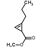 CAS#: 70755-39-4， Methyl 2-propyl-2-cyclopropene-1-carboxylate