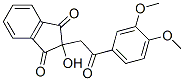 CAS#: 70780-21-1， 2-[2-(3,4-Dimethoxyphenyl)-2-Oxoethyl]-2-Hydroxy-1H-Indene-1,3(2H)-Dione