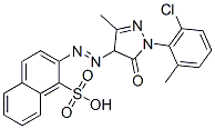 CAS#: 70833-47-5， 2-[[1-(6-Chloro-O-Tolyl)-4,5-Dihydro-3-Methyl-5-Oxo-1H-Pyrazol-4-Yl]Azo]Naphthalene-1-Sulphonic Acid