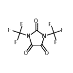 CAS#: 70856-26-7， 1,3-Bis(trifluoromethyl)-2,4,5-imidazolidinetrione