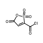 CAS#: 70873-59-5， 5-Oxo-5H-1,2-oxathiole-3-carbonyl chloride 2,2-dioxide