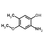 CAS#: 708967-30-0， 2-Amino-4-methoxy-5-methylphenol