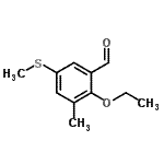 CAS#: 708984-82-1， 2-Ethoxy-3-methyl-5-(methylsulfanyl)benzaldehyde