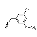 CAS#: 709043-30-1， (3-Hydroxy-5-methoxyphenyl)acetonitrile