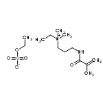 CAS#: 70942-19-7， N-Ethyl-3-(methacryloylamino)-N,N-dimethyl-1-propanaminium ethyl sulfate
