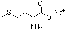 结构式 CAS# 70961-46-5, 2-氨基-4-(甲硫基)丁酸钠