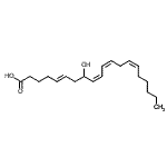 CAS#: 70968-93-3， (5E,9Z,11Z,14Z)-8-Hydroxy-5,9,11,14-icosatetraenoic acid