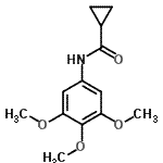 CAS#: 710319-42-9， N-(3,4,5-Trimethoxyphenyl)cyclopropanecarboxamide