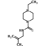 CAS#: 710330-15-7， 4-Ethyl-N-(2-methyl-2-propen-1-yl)-1-piperazinecarbothioamide