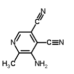 CAS#: 71058-42-9， 5-Amino-6-methyl-3,4-pyridinedicarbonitrile