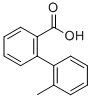 structure of CAS# 7111-77-5, 2'-Methyl-[1,1'-Biphenyl]-2-carboxylic Acid;2'-Methylbiphenyl-2-Carboxylic Acid(SALTDATA: FREE);[1,1'-Biphenyl]-2-Carboxylic Acid, 2'-Methyl-;2-(2-Methylphenyl)Benzoic Acid
