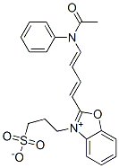 CAS#: 71130-58-0， 2-[4-[(Acetyl)Phenylamino]-1,3-Butadienyl]-3-(3-Sulfonatopropyl)Benzoxazolium inner salt